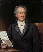 Joseph Stieler Johann Wolfgang von Goethe Germany oil painting artist